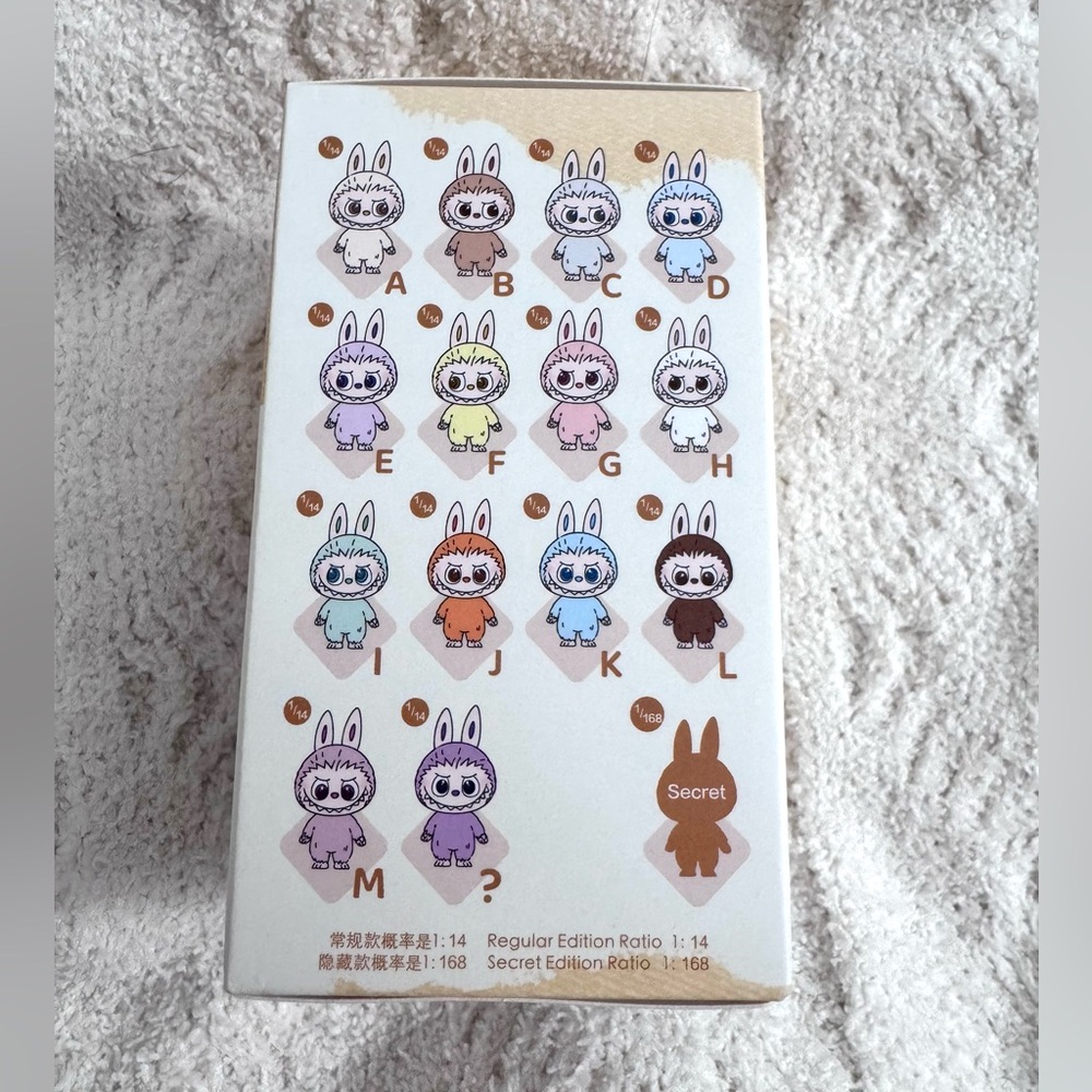 Auth POP MART The Monsters Pin For Love Labubu Letter ‘K’ Keychain Plush Doll - Picture 5 of 5